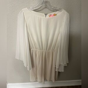 Alice and olivia white dress